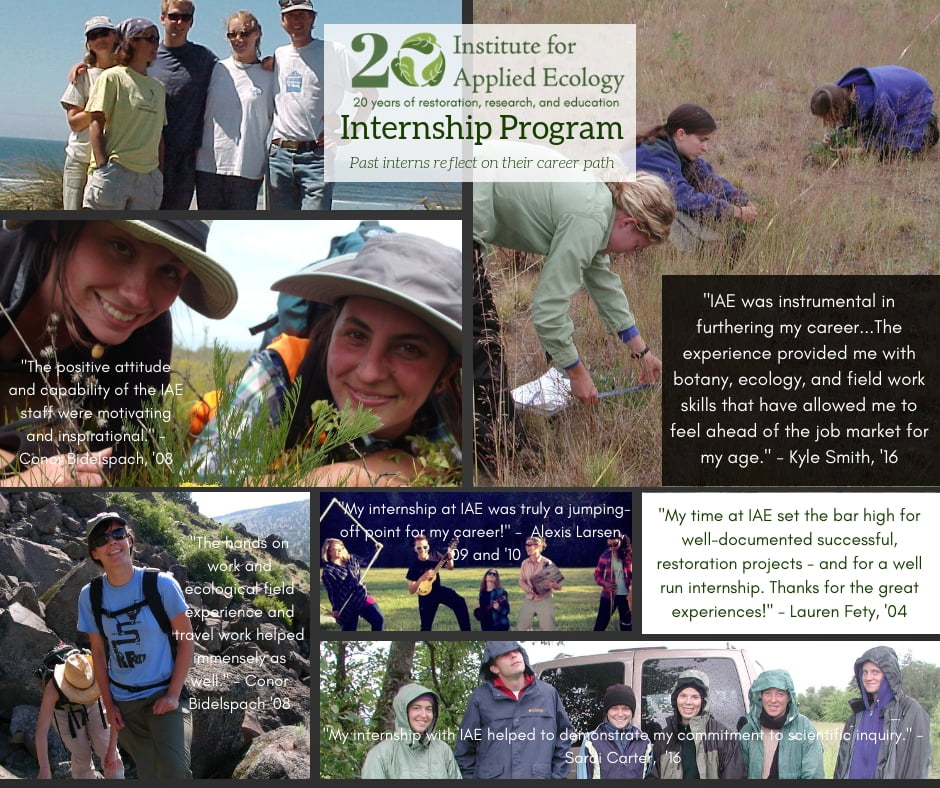 Internships Institute for Applied Ecology