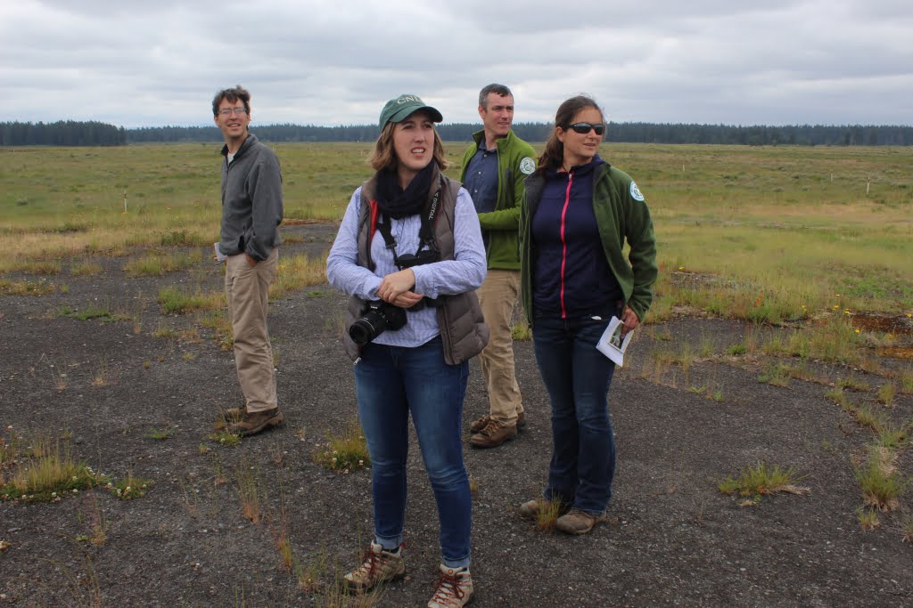 Matt Shultz, Elspeth Hilton Kim, Andy Neill and Anna Ramthun at JBLM 13th Div Prairie