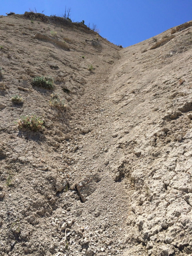 We also learned some mountain goat skills on the steep terrain.