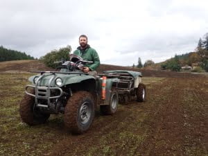 Zac Hales of Oregon Department of Transportation with the Dew Drop Drill